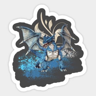 Blue Dragon Sticker